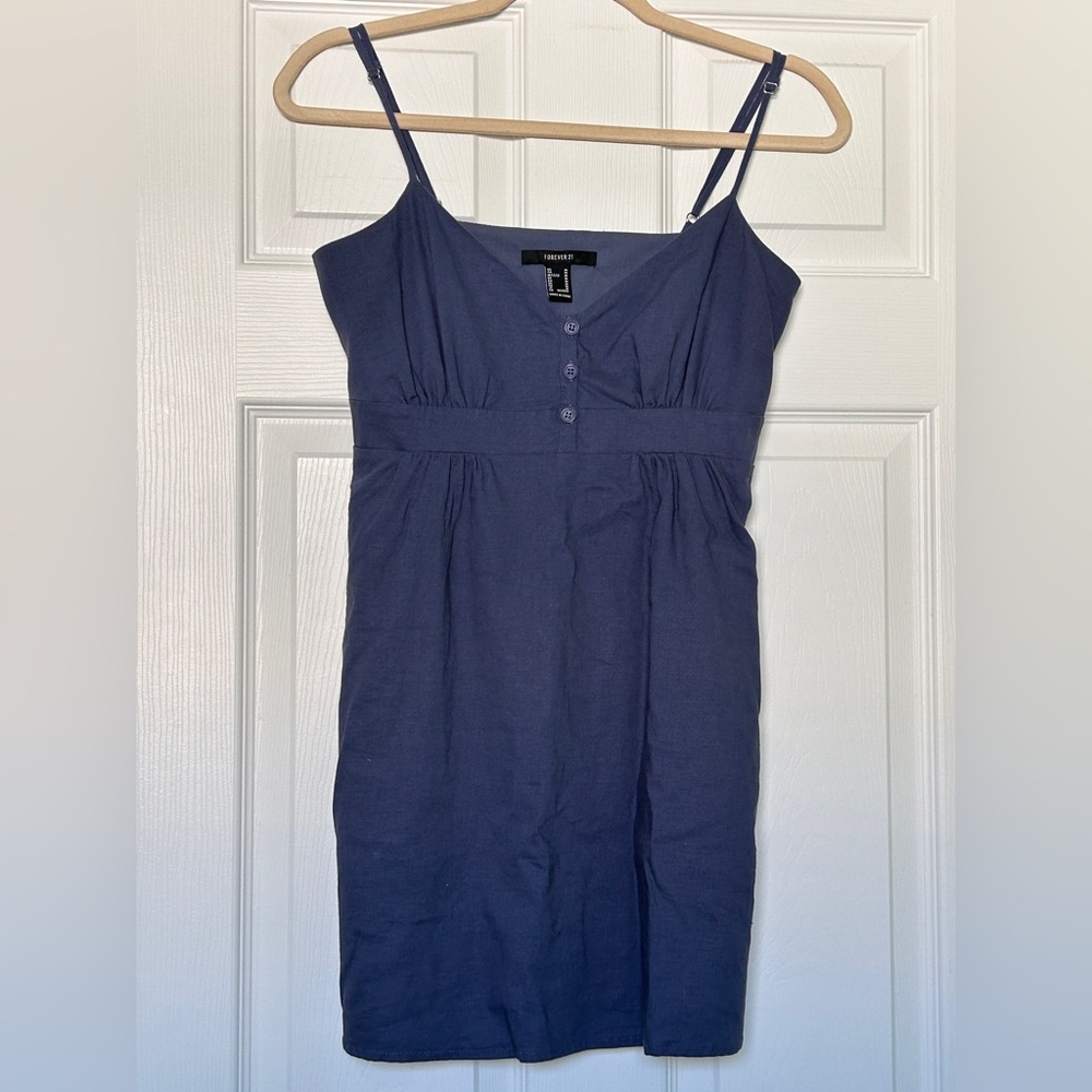 Forever 21 Denim Blue Mini Dress